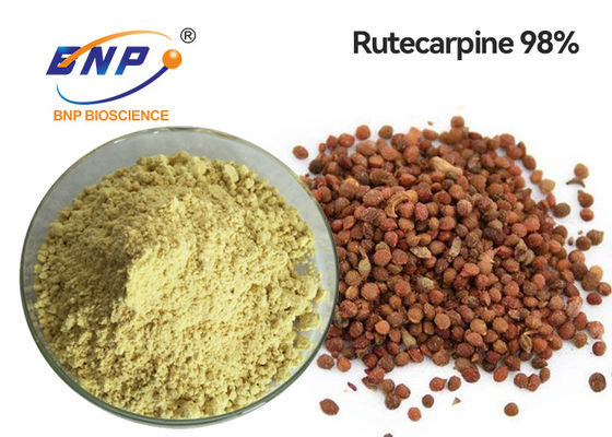Естественный HPLC Rutaecarpine Rutecarpine 98% выдержки Evodia Rutaecarpa дополнений